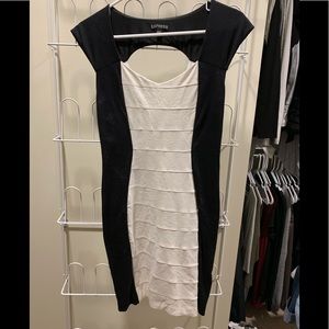 Black and White cocktail dress